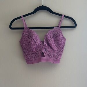 Lace Bralette in Purple